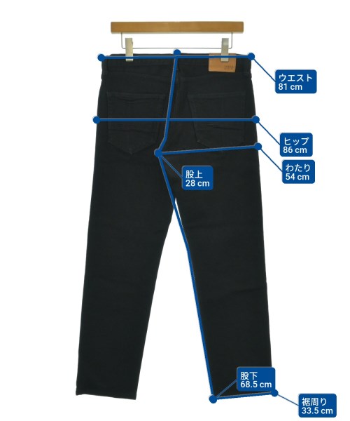 TAKEO KIKUCHI（タケオ　キクチ）デニムパンツ 黒 サイズ:2(M位) メンズ/2200665684012