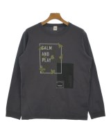 TAKEO KIKUCHI（タケオ　キクチ）Tシャツ・カットソー グレー サイズ:2(M位) メンズ/2200671532079