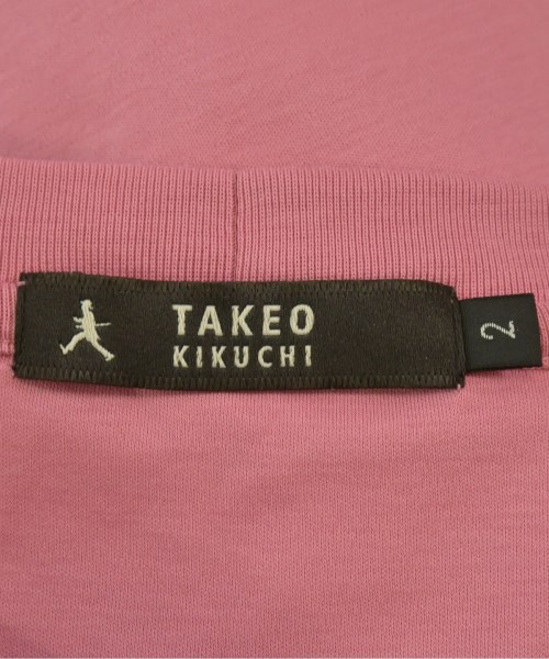 TAKEO KIKUCHI（タケオ　キクチ）Tシャツ・カットソー ピンク サイズ:2(M位) メンズ/2200720643022