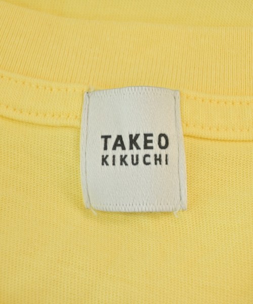 TAKEO KIKUCHI（タケオ　キクチ）Tシャツ・カットソー 黄 サイズ:3(L位) メンズ/2200683304046