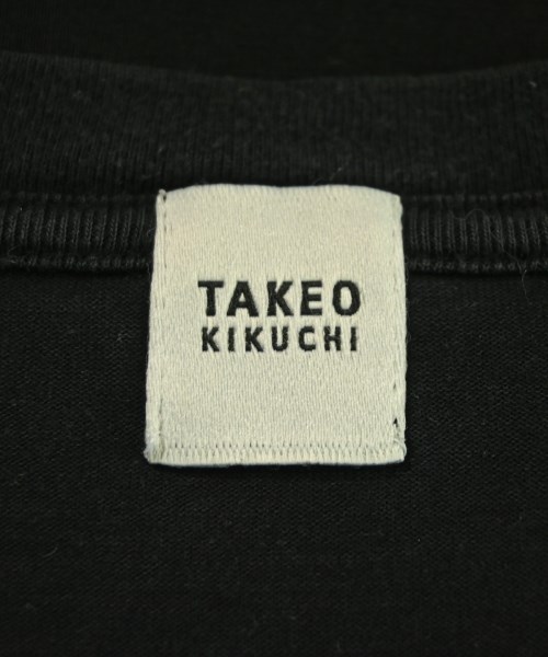 TAKEO KIKUCHI（タケオ　キクチ）Tシャツ・カットソー 黒 サイズ:2(M位) メンズ/2200680054333