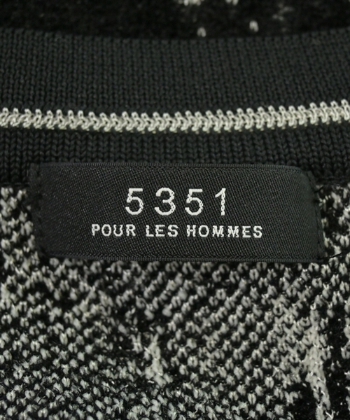 5351 POUR LES HOMMES（５３５１　オム）ニット・セーター 黒 サイズ:48(L位) メンズ/2200608280028