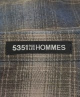 5351 POUR LES HOMMES（５３５１　オム）カジュアルシャツ ベージュ サイズ:1(S位) メンズ/2200609501030