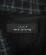 5351 POUR LES HOMMES（５３５１　オム）カジュアルシャツ 紺 サイズ:1(S位) メンズ/2200609501047