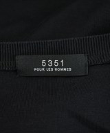 5351 POUR LES HOMMES（５３５１　オム）Tシャツ・カットソー 黒 サイズ:44(S位) メンズ/2200710639080