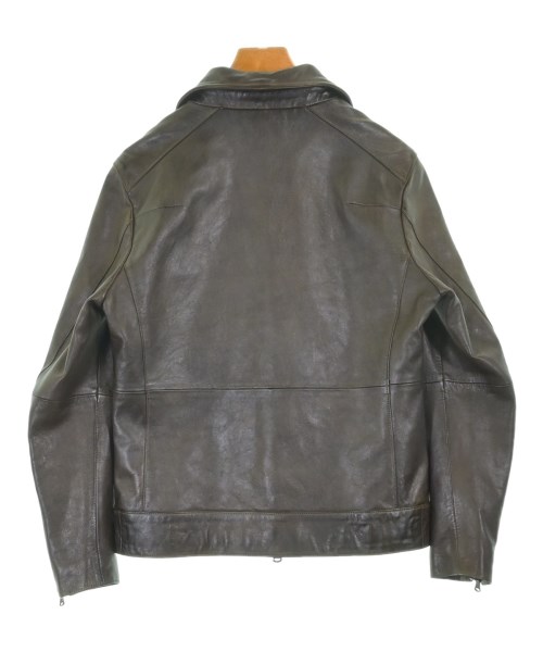 5351 POUR LES HOMMES（５３５１　オム）ライダース 茶 サイズ:46(M位) メンズ/2200714644066