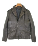 5351 POUR LES HOMMES（５３５１　オム）ライダース 茶 サイズ:46(M位) メンズ/2200714644066