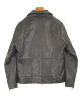 5351 POUR LES HOMMES（５３５１　オム）ライダース 茶 サイズ:46(M位) メンズ/2200714644066