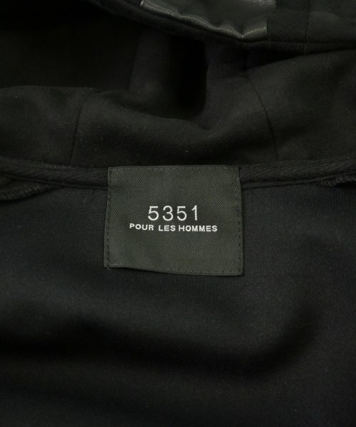 5351 POUR LES HOMMES（５３５１　オム）パーカー 黒 サイズ:48(L位) メンズ/2200724144037