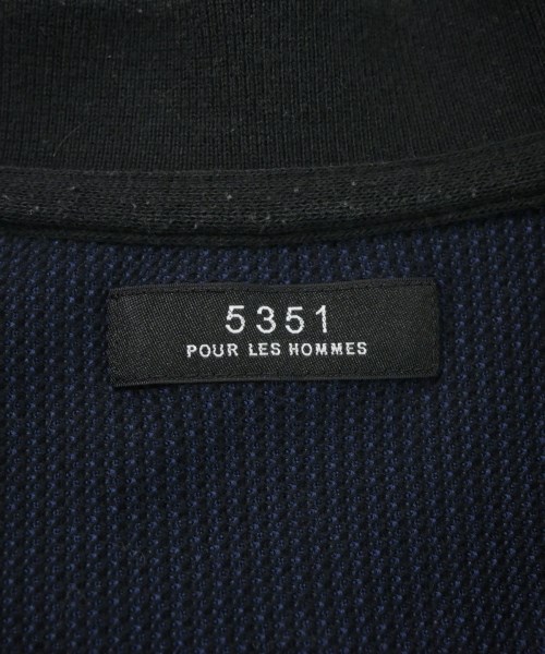 5351 POUR LES HOMMES（５３５１　オム）ポロシャツ 紺 サイズ:46(M位) メンズ/2200683043068