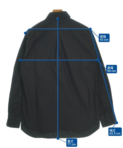 gomme homme（ゴム　オム）カジュアルシャツ 黒 サイズ:2(M位) メンズ/2200647158203