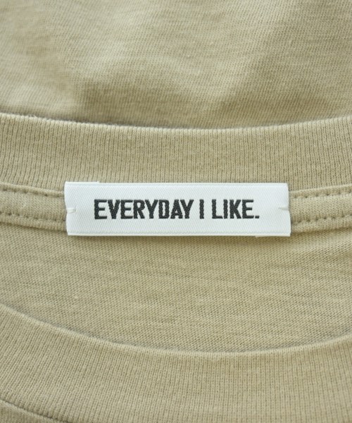 EVERYDAY I LIKE（エブリデイアイライク）Tシャツ・カットソー ベージュ サイズ:-(M位) レディース/2200612633193