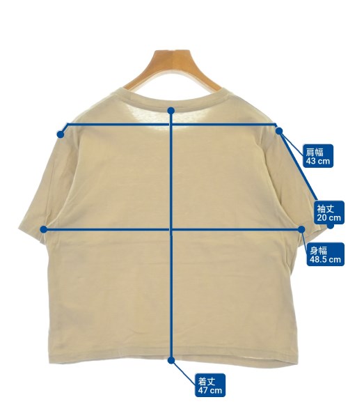 EVERYDAY I LIKE（エブリデイアイライク）Tシャツ・カットソー ベージュ サイズ:-(M位) レディース/2200612633193