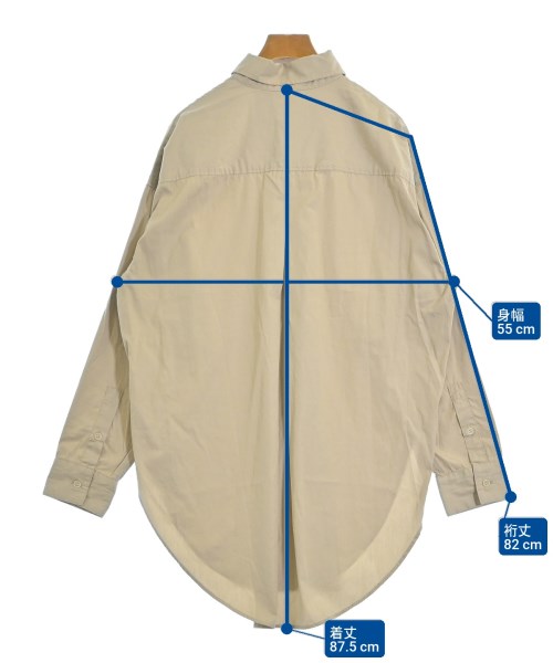 Deuxieme Classe（ドゥーズィエムクラス）カジュアルシャツ ベージュ サイズ:F レディース/2200612633223