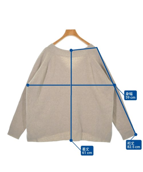 Deuxieme Classe（ドゥーズィエムクラス）ニット・セーター ベージュ サイズ:-(M位) レディース/2200622907031
