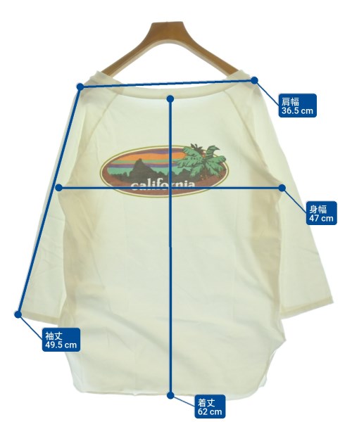 Deuxieme Classe（ドゥーズィエムクラス）Tシャツ・カットソー 白 サイズ:-(M位) レディース/2200636283206