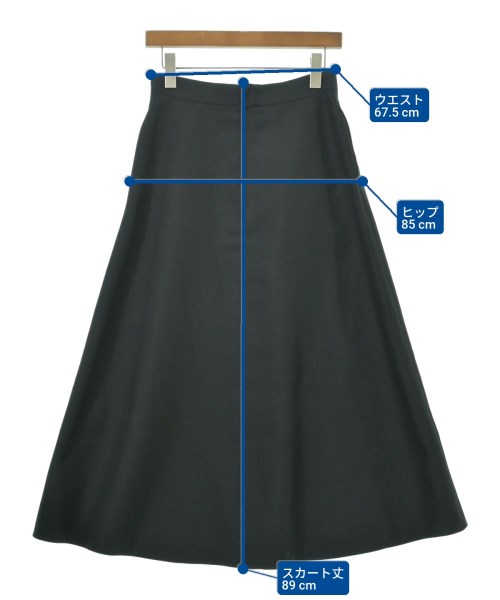 Deuxieme Classe（ドゥーズィエムクラス）ロング・マキシ丈スカート 黒 サイズ:36(S位) レディース/2200627402050