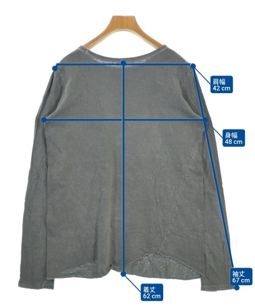 Deuxieme Classe（ドゥーズィエムクラス）Tシャツ・カットソー グレー サイズ:-(XL位) レディース/2200624851103