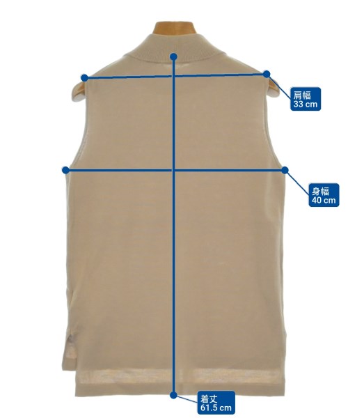 Deuxieme Classe（ドゥーズィエムクラス）ノースリーブ ベージュ サイズ:F レディース/2200637889070