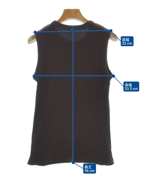 Deuxieme Classe（ドゥーズィエムクラス）タンクトップ 茶 サイズ:F レディース/2200637889117