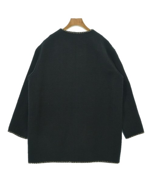 Deuxieme Classe（ドゥーズィエムクラス）ノーカラージャケット 黒 サイズ:F レディース/2200622204017