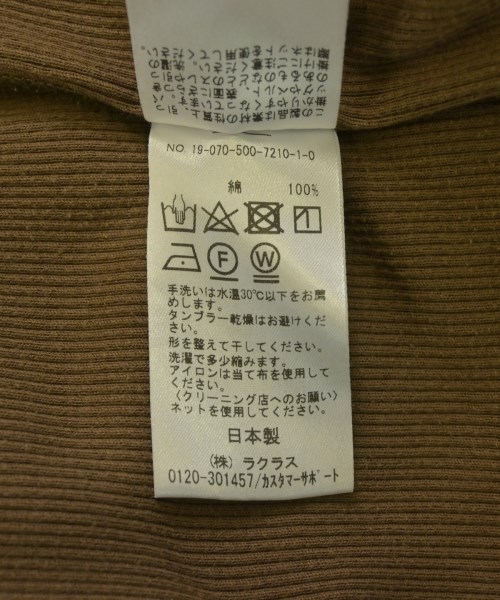 Deuxieme Classe（ドゥーズィエムクラス）Tシャツ・カットソー 茶 サイズ:-(S位) レディース/2200612135659