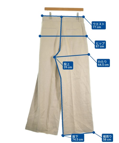 Deuxieme Classe（ドゥーズィエムクラス）クロップドパンツ ベージュ サイズ:40(S位) メンズ/2200624416067