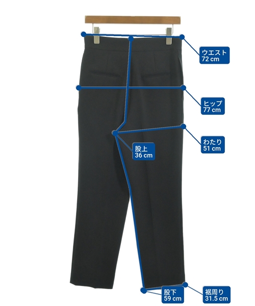 Deuxieme Classe（ドゥーズィエムクラス）スラックス 黒 サイズ:36(S位) レディース/2200615264028