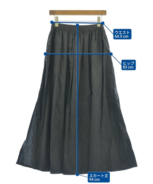 Deuxieme Classe（ドゥーズィエムクラス）ロング・マキシ丈スカート 黒 サイズ:36(S位) レディース/2200625725014