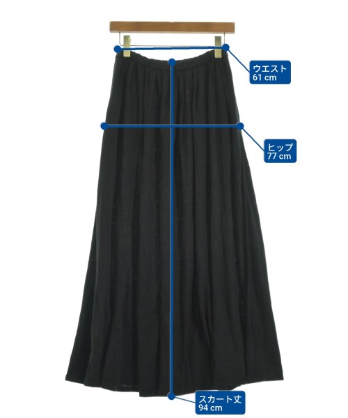 Deuxieme Classe（ドゥーズィエムクラス）ロング・マキシ丈スカート 黒 サイズ:-(M位) レディース/2200628921062