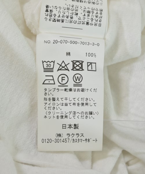 Deuxieme Classe（ドゥーズィエムクラス）Tシャツ・カットソー 白 サイズ:F レディース/2200615970134