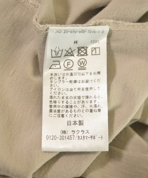 Deuxieme Classe（ドゥーズィエムクラス）Tシャツ・カットソー ベージュ サイズ:F レディース/2200618523191