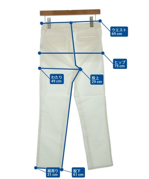Deuxieme Classe（ドゥーズィエムクラス）デニムパンツ 白 サイズ:34(XS位) レディース/2200632792054