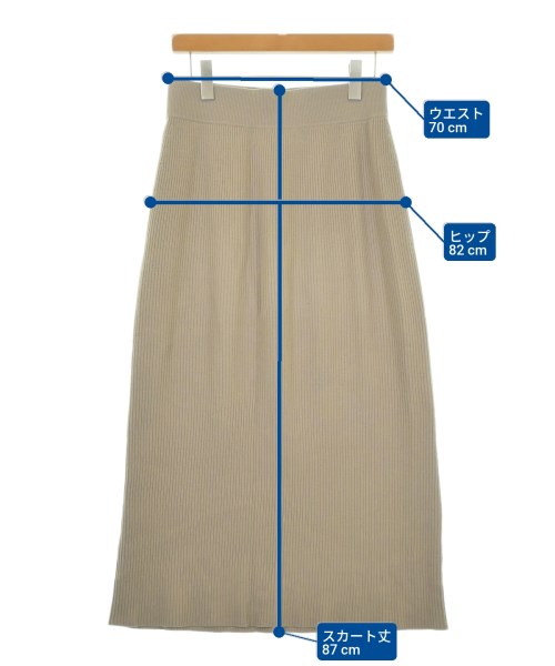 Deuxieme Classe（ドゥーズィエムクラス）ロング・マキシ丈スカート ベージュ サイズ:-(M位) レディース/2200618369256