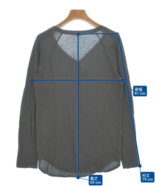 Deuxieme Classe（ドゥーズィエムクラス）Tシャツ・カットソー グレー サイズ:-(S位) レディース/2200613970075