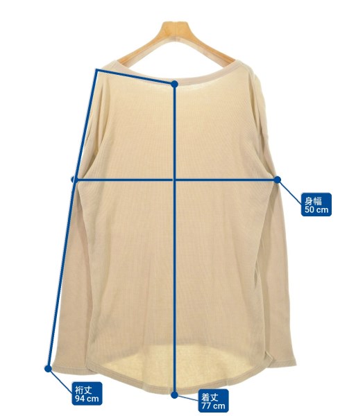 Deuxieme Classe（ドゥーズィエムクラス）Tシャツ・カットソー ベージュ サイズ:F レディース/2200618903054