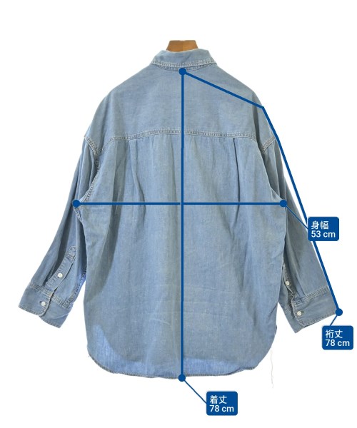 Deuxieme Classe（ドゥーズィエムクラス）カジュアルシャツ 青 サイズ:-(M位) レディース/2200611242150