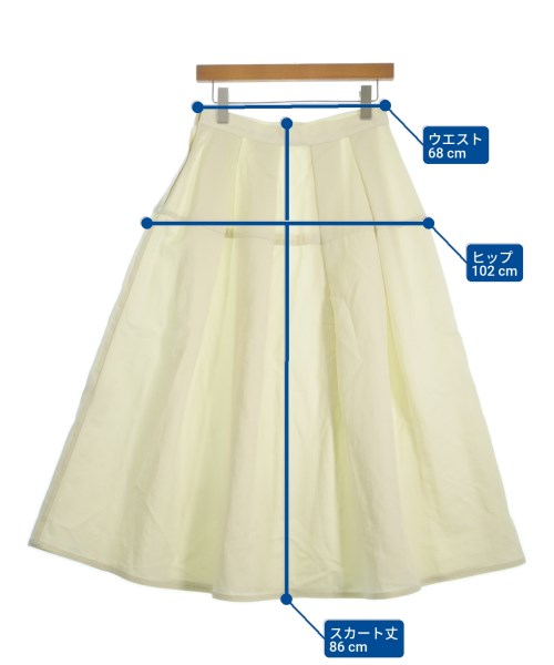 Deuxieme Classe（ドゥーズィエムクラス）ロング・マキシ丈スカート 白 サイズ:38(M位) レディース/2200670038213