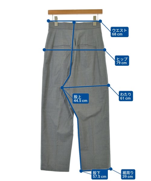 Deuxieme Classe（ドゥーズィエムクラス）スラックス グレー サイズ:34(XS位) レディース/2200670612062