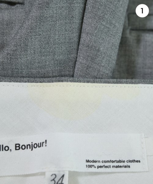 Deuxieme Classe（ドゥーズィエムクラス）スラックス グレー サイズ:34(XS位) レディース/2200670612062