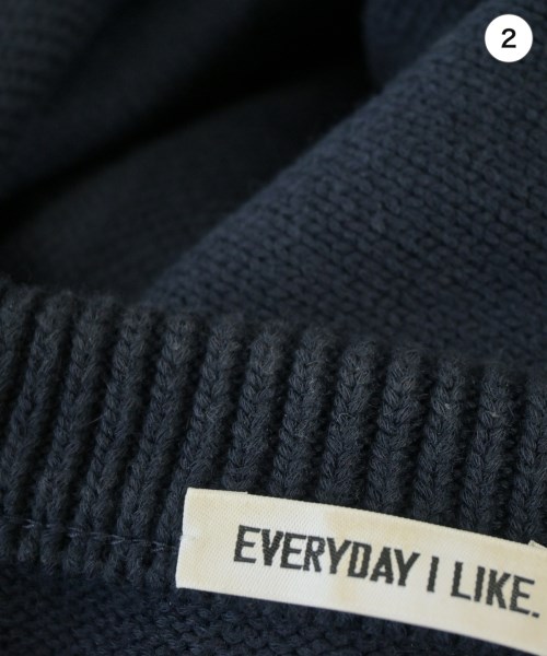 EVERYDAY I LIKE（エブリデイアイライク）ニット・セーター 紺 サイズ:F レディース/2200670105045