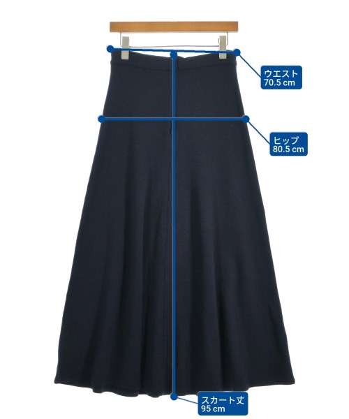 Deuxieme Classe（ドゥーズィエムクラス）ロング・マキシ丈スカート 紺 サイズ:38(M位) レディース/2200676821086