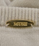 MUSE de Deuxieme Classe（ミューズドゥドゥーズィーエムクラス）ニット・セーター 白 サイズ:F レディース/2200669728125