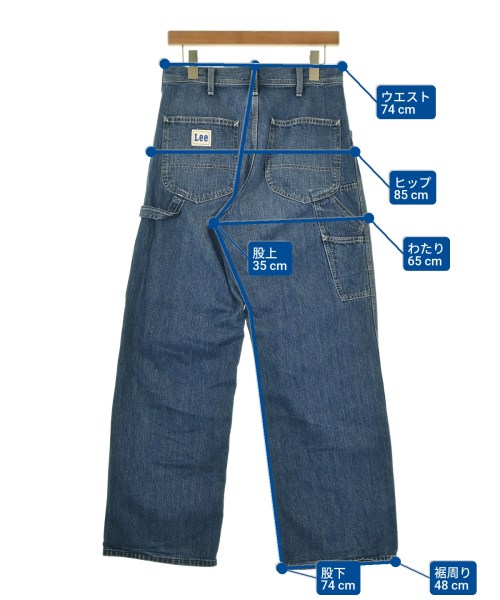 Lee（リー）デニムパンツ 紺 サイズ:36(S位) レディース/2200684056074
