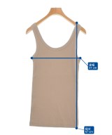 Deuxieme Classe（ドゥーズィエムクラス）タンクトップ ベージュ サイズ:-(XS位) レディース/2200698693050