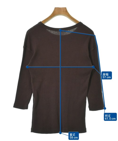 Deuxieme Classe（ドゥーズィエムクラス）Tシャツ・カットソー 茶 サイズ:-(XS位) レディース/2200698105034