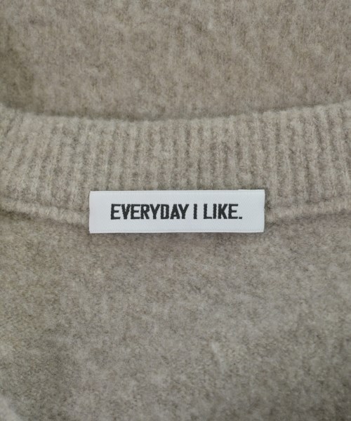 EVERYDAY I LIKE（エブリデイアイライク）ニット・セーター ベージュ サイズ:F レディース/2200650383036