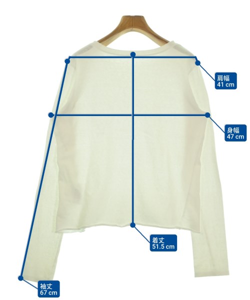 Deuxieme Classe（ドゥーズィエムクラス）Tシャツ・カットソー 白 サイズ:-(M位) レディース/2200650433205