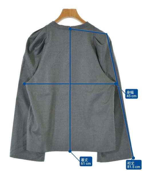 Deuxieme Classe（ドゥーズィエムクラス）ブラウス グレー サイズ:-(XL位) レディース/2200659002013