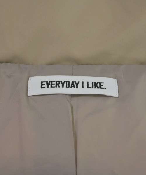 EVERYDAY I LIKE（エブリデイアイライク）ダウンジャケット/ダウンベスト ベージュ サイズ:F レディース/2200660301013